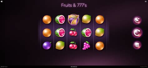 Fruits & 777s Slot .